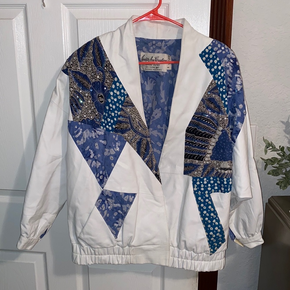 Vintage 80s Judith Ann Creations Leather Jacket